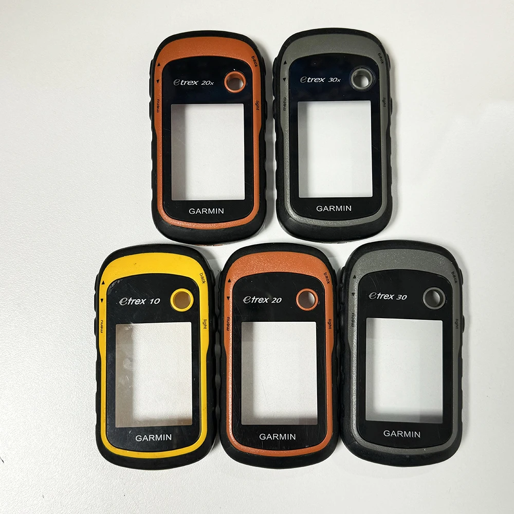 Color: WHITE - For GARMIN Etrex 10 20 20X 30 30X 22X 32X Front Frame and Glass Screen Panel Housing Cover Case Handheld GPS Part Replacement