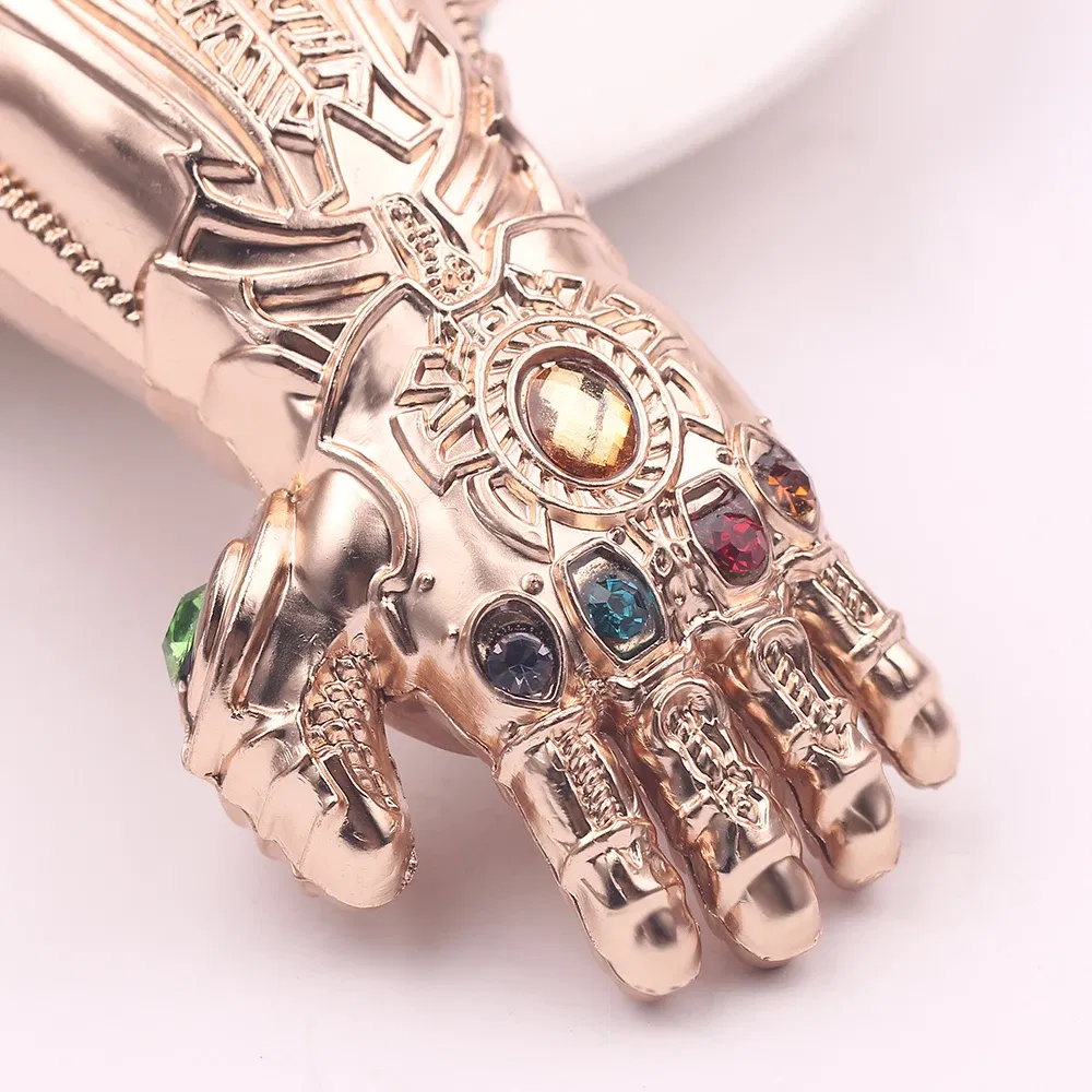 Color: WHITE, Ships From: CHINA - Avengers Thanos Infinity Stones Gloves Bottle Opener KeyChain Marvel Jewelry Infinity Gauntlet Keyrings Backpack Key Holder