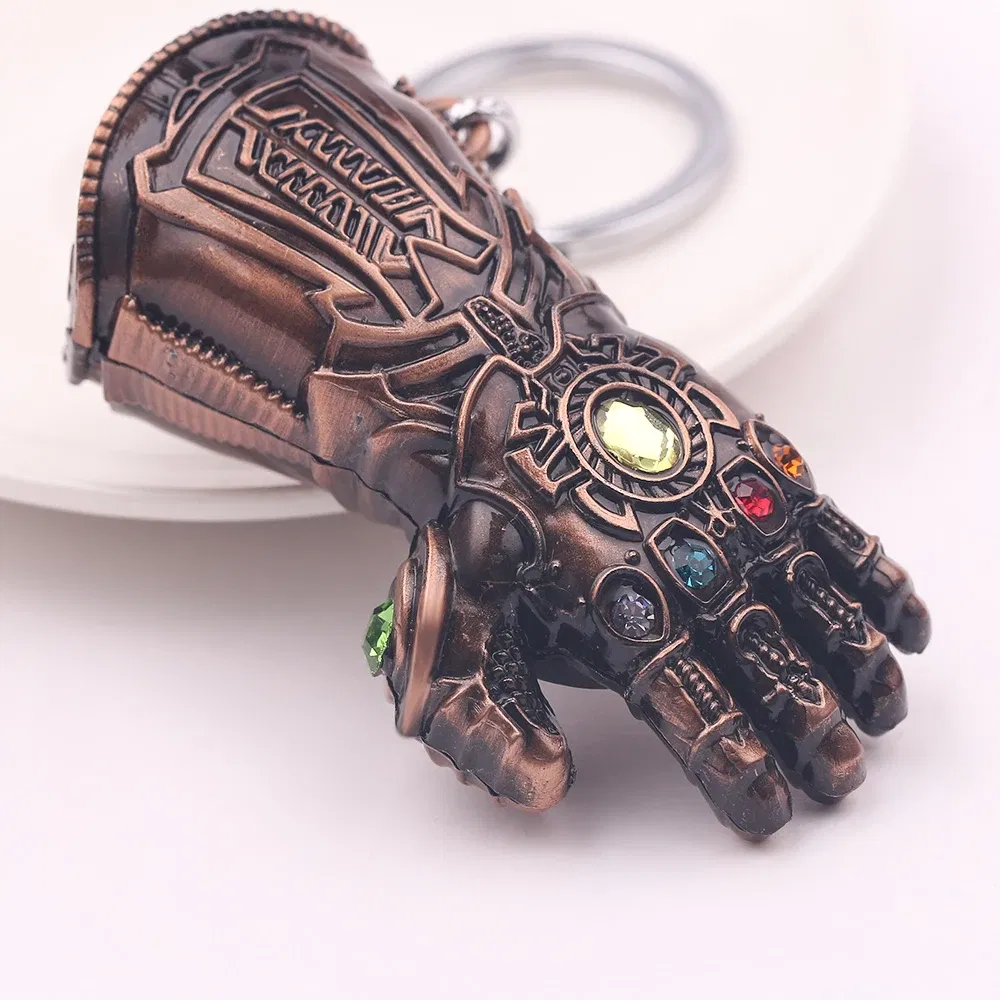 Color: WHITE, Ships From: CHINA - Avengers Thanos Infinity Stones Gloves Bottle Opener KeyChain Marvel Jewelry Infinity Gauntlet Keyrings Backpack Key Holder