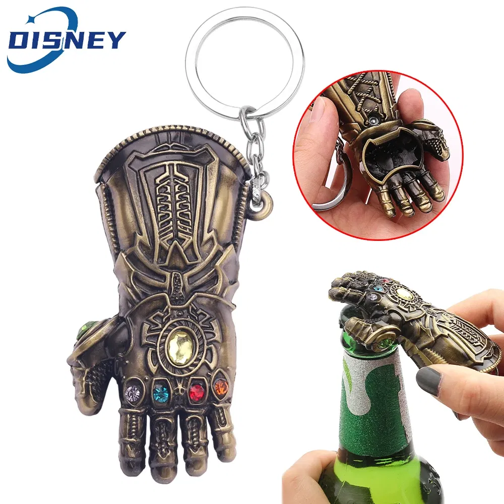 Color: WHITE, Ships From: CHINA - Avengers Thanos Infinity Stones Gloves Bottle Opener KeyChain Marvel Jewelry Infinity Gauntlet Keyrings Backpack Key Holder