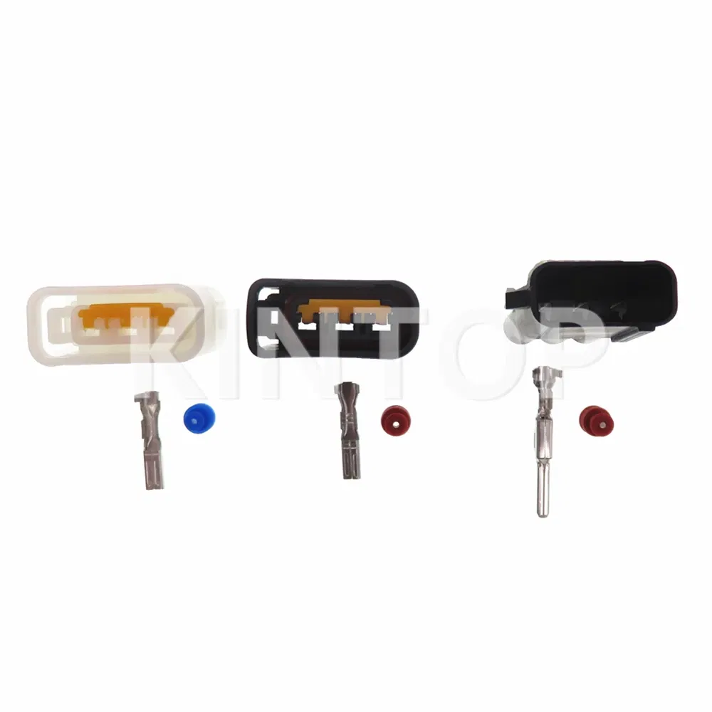 Color: Orange - 1 Set 3 Pins AC Assembly Auto Plastic Housing Connector with Wire Automotive Ignition Coil Socket For Subaru FW-C-D3F FW-C-D3F-B