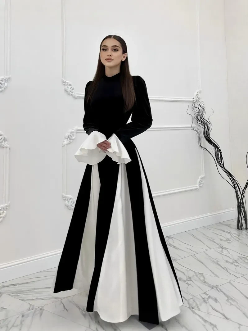Black White Dress
