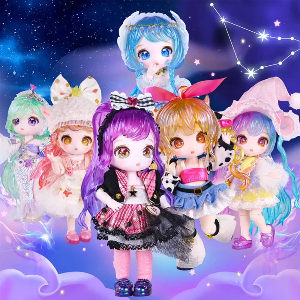 Color: Yellow - ICY DBS Dream Fairy Season 2 Constellation Maytree OB11 Doll BJD collectible Cute Animal 13cm SD Gift