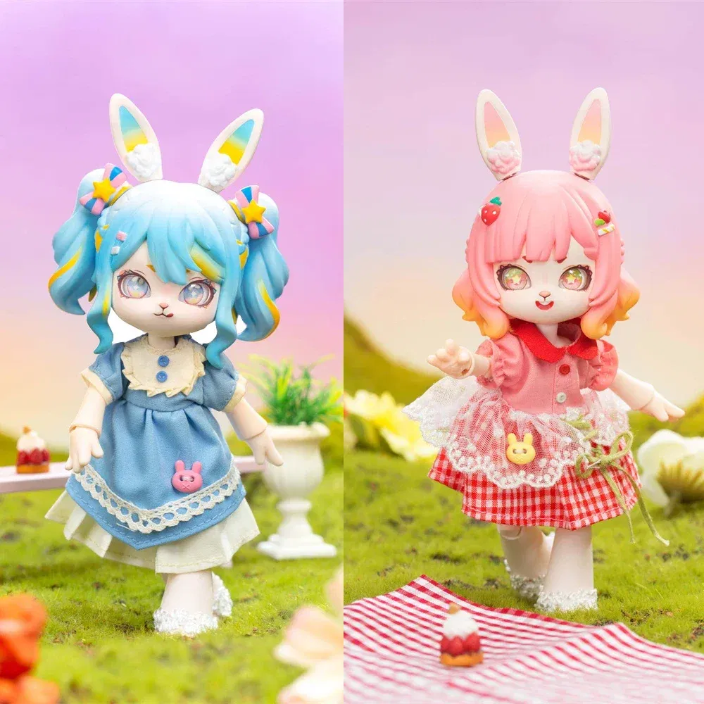 Color: Gold - Bonnie Blind Box Toys Cute 1/12 Bjd Obtisu11 Jointed Doll Mystery Surprise Box Action Figure Kawaii Dolls Girls Christmas Gift