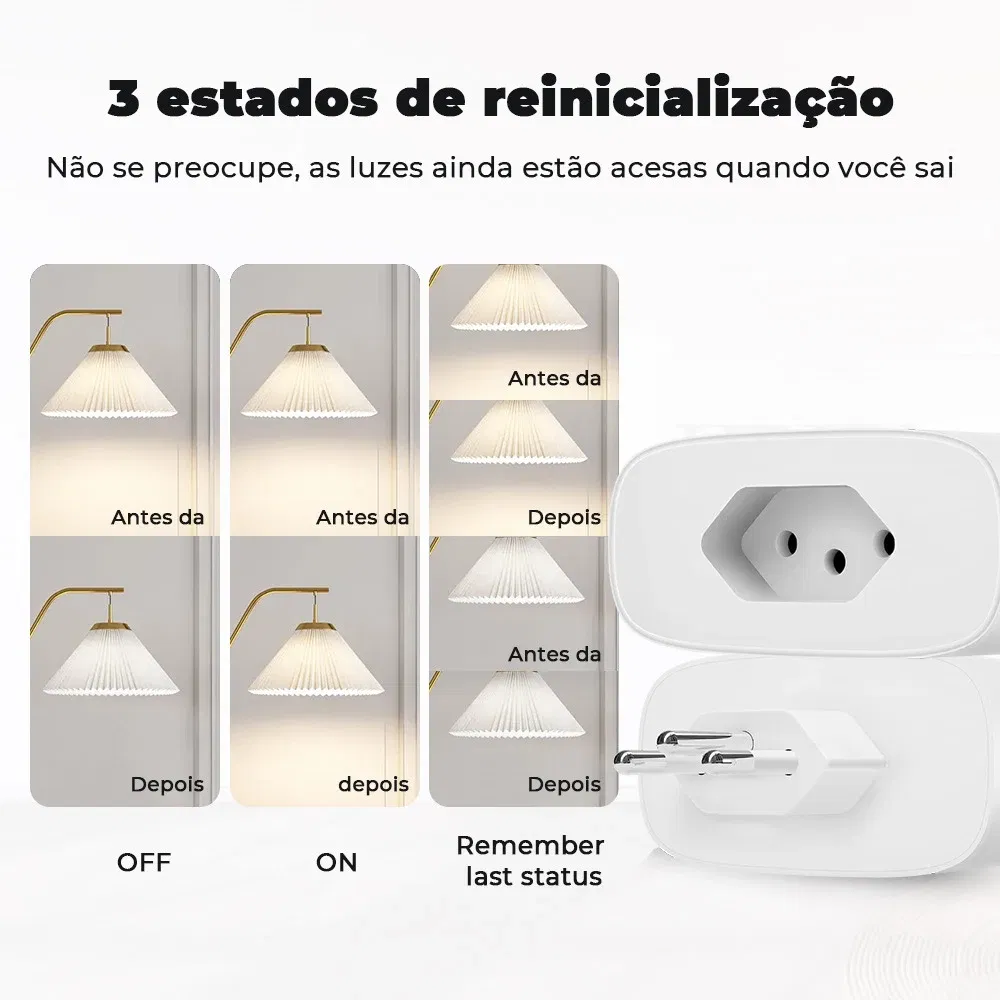 Color: BROWN, Standard: UK Plug, Ships From: CHINA - Tuya Smart Plug WiFi/Zigbee 16A Brasil Version APP Power Monitor Socket Timing On/Off Voice Control Works With Alexa Google Home
