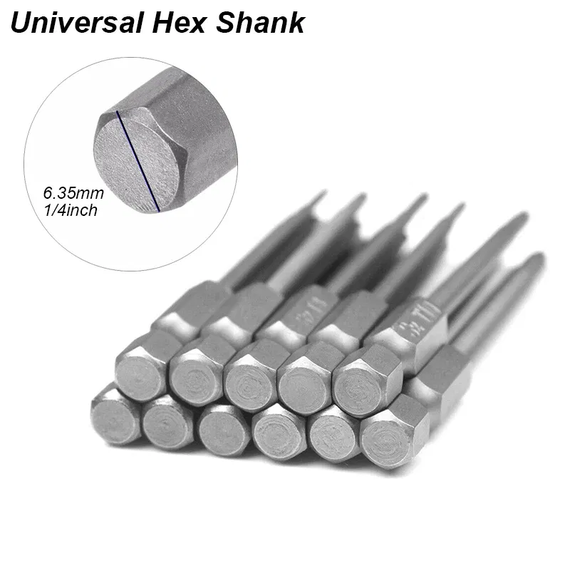 Color: SKY BLUE - Hex Allen Wrench Bit Set Metric Imperial SAE Screwdriver Electric Power Drill Adapter Driver Key Socket Security Magnetic Tip