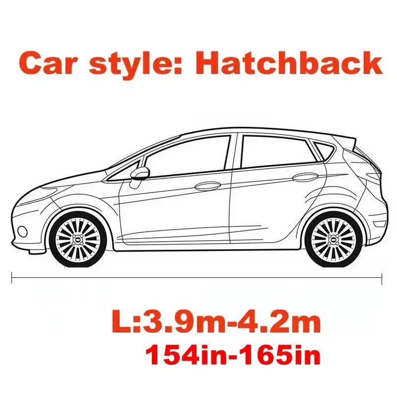 Universal Stretch Car Cover Sunproof Windproof Dustproof Scratch Resistant UV Protection for Sports Car Sedan SUV Beauty Styling