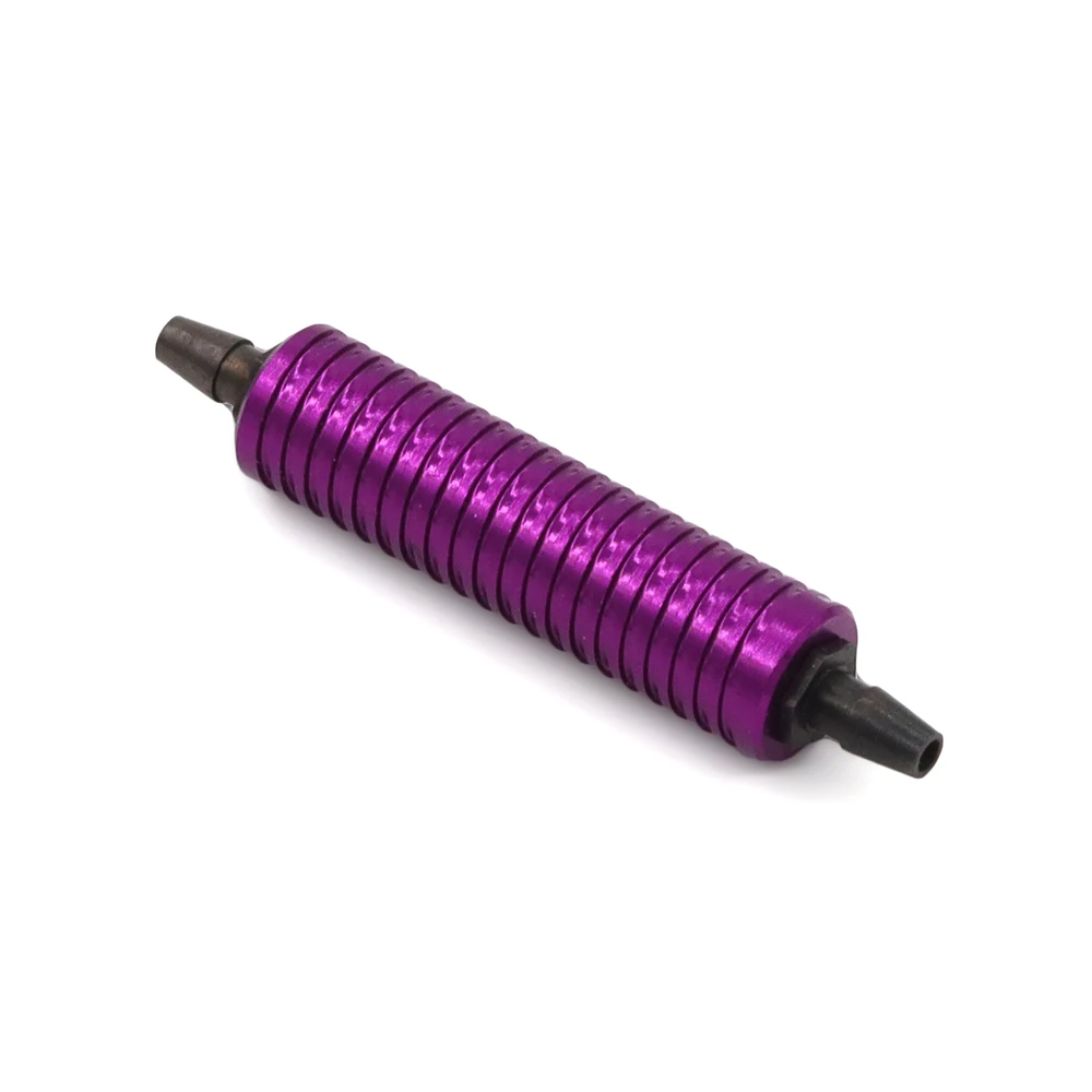 Color: Silver - HSP 80119 Fuel Tank Air Cooler Back Pressure for 1/8 1/10 Model RC Nitro Car Hpi Savage Revo Buggy Nitro Car