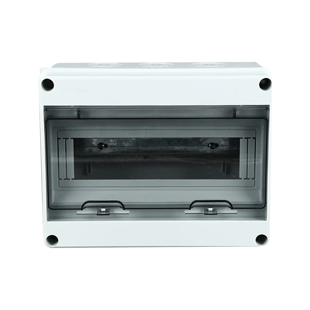 Color: army green - Outdoor Waterproof Electrical Distribution Box Circuit Breaker MCB Power Plastic Junction Wire Box IP65 Power Supply
