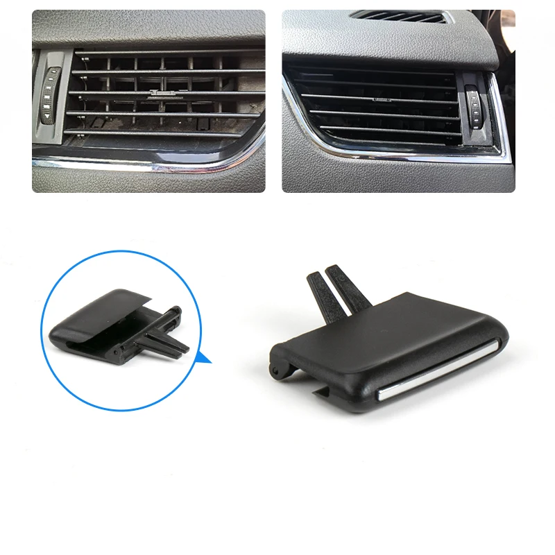 Color Name: Orange - New Adjustment Plectrum Knob Dash Air Vent Grill Pick Trim Silde Cilp For Skoda Octavia 3 MK3 A7 2018 2019 2020 2015 2016 2017