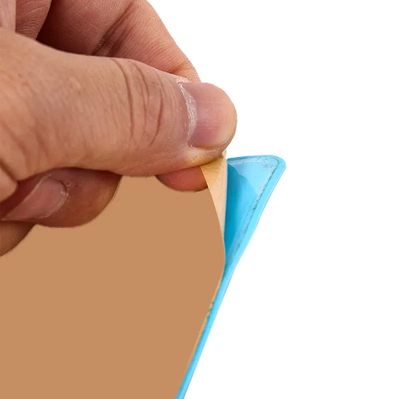 Color: Sapphire - Double Side Silicone Suction Pad For Mobile Phone Fixture Suction Cup Backed Adhesive Silicone Rubber Sucker Pad For Fixed Pad