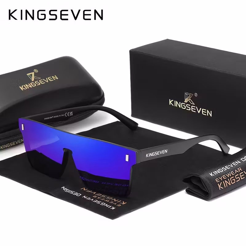 KINGSEVEN Fantasy Square Polarized Glasses Stylish And Versatile