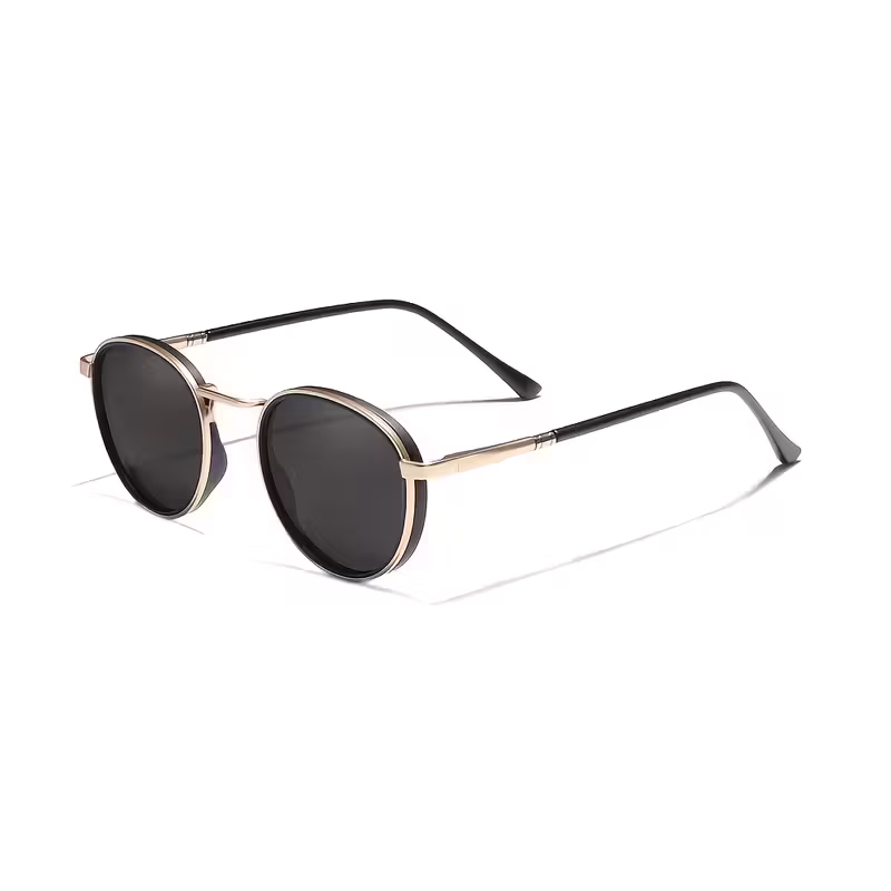 KINGSEVEN Men'S Glasses - Stylish Round Frame Full-Rim Glasses