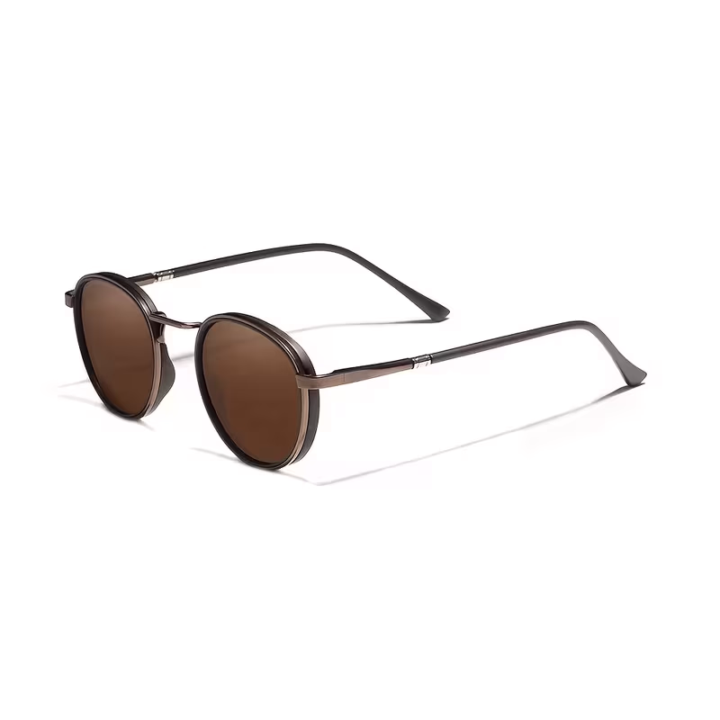 KINGSEVEN Men'S Glasses - Stylish Round Frame Full-Rim Glasses