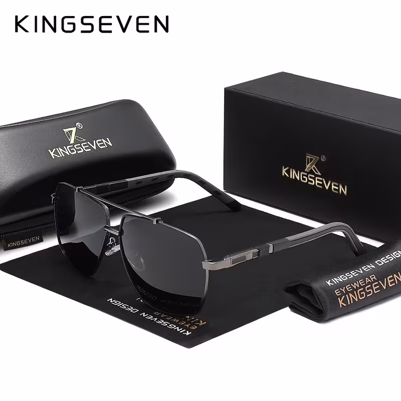 KINGSEVEN Premium Metal Frame Men'S Glasses