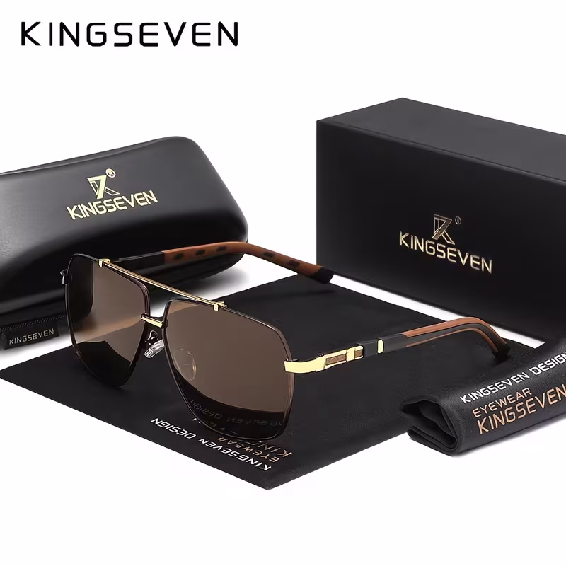 KINGSEVEN Premium Metal Frame Men'S Glasses