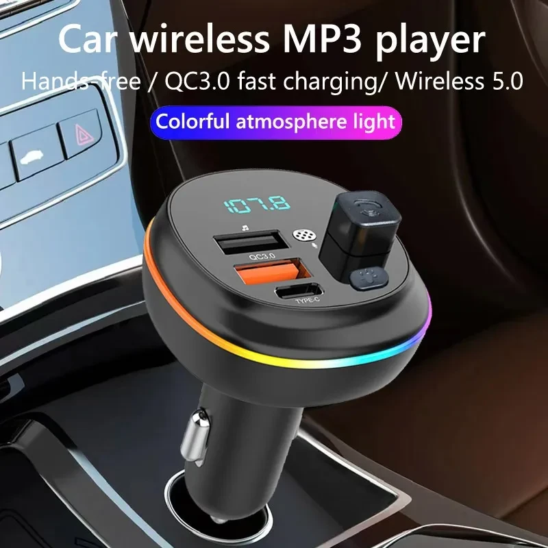 Car FM Transmitter Bluetooth