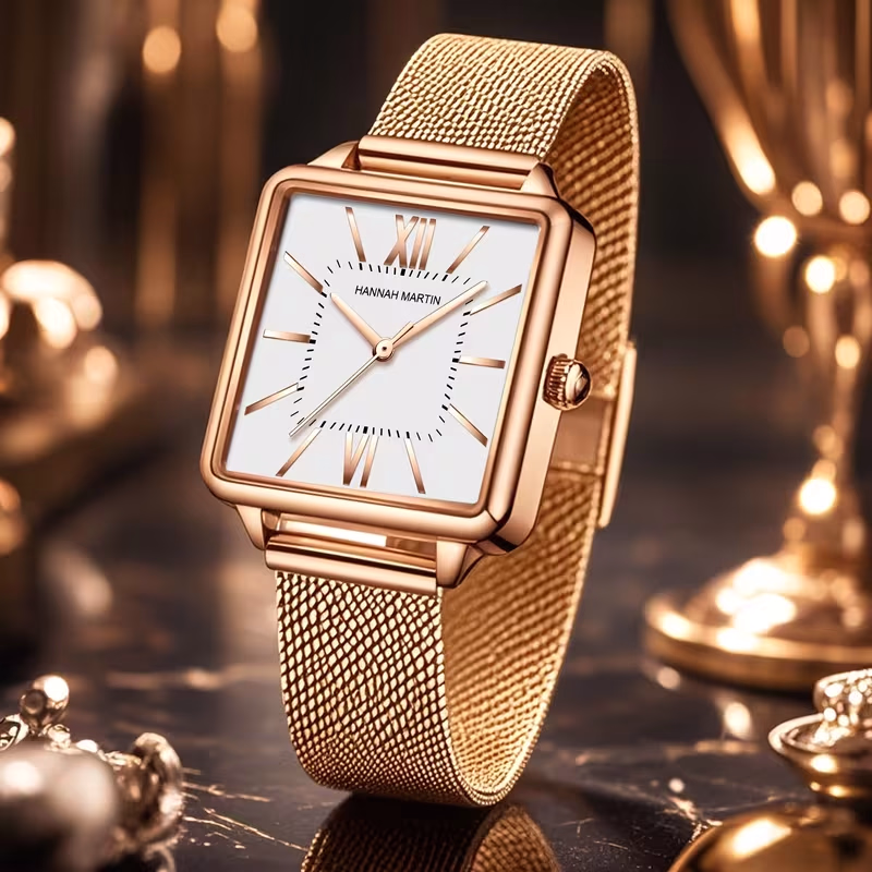 HANNAH MARTIN Square Women'S Watch