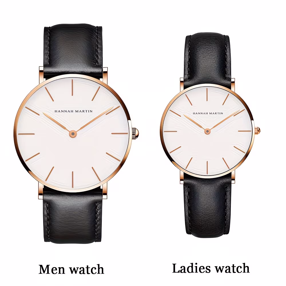 HANNAH MARTIN Set of 2 Couple'S Watches