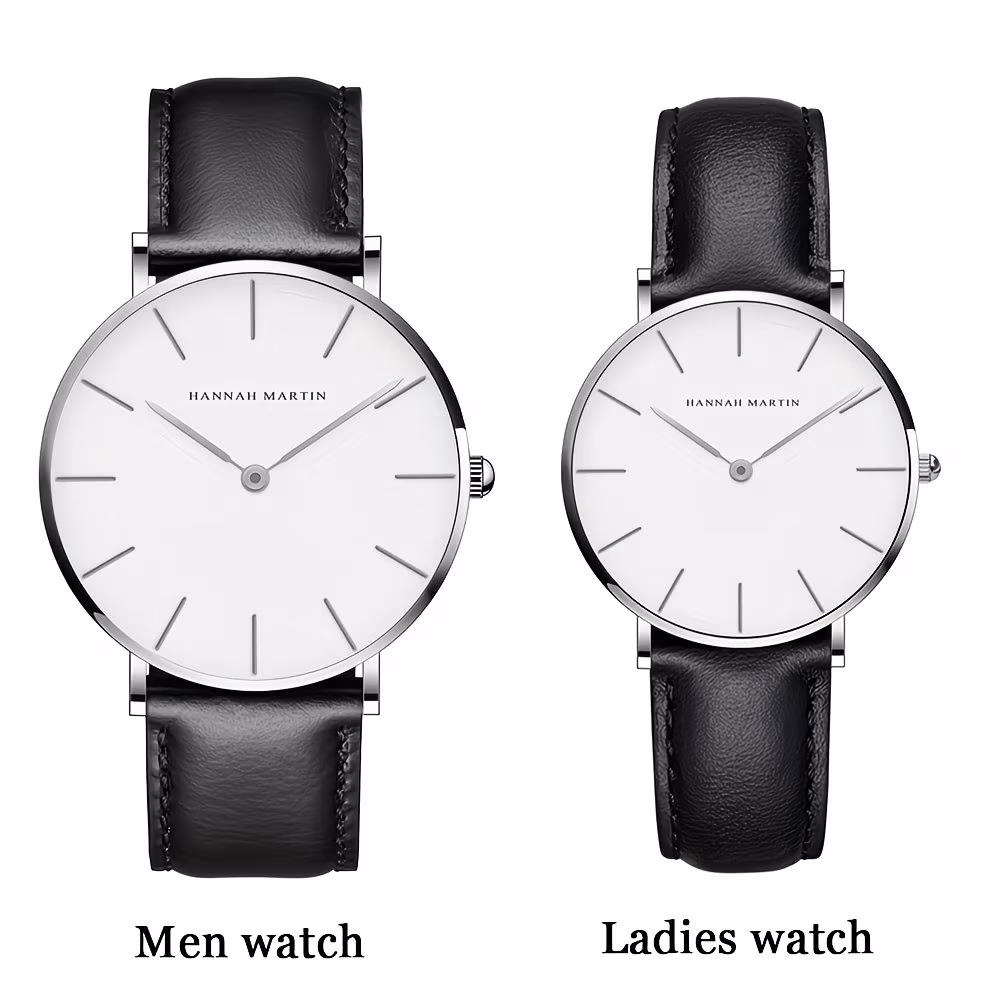 HANNAH MARTIN Set of 2 Couple'S Watches