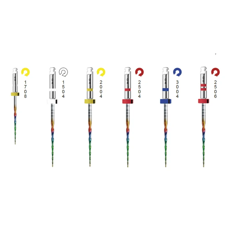 Color: 6 - Dental New Rotary Rainbow Files Thermal Activation Accessories Endodontic For Root Canal Files Cleaning Dentist Tool
