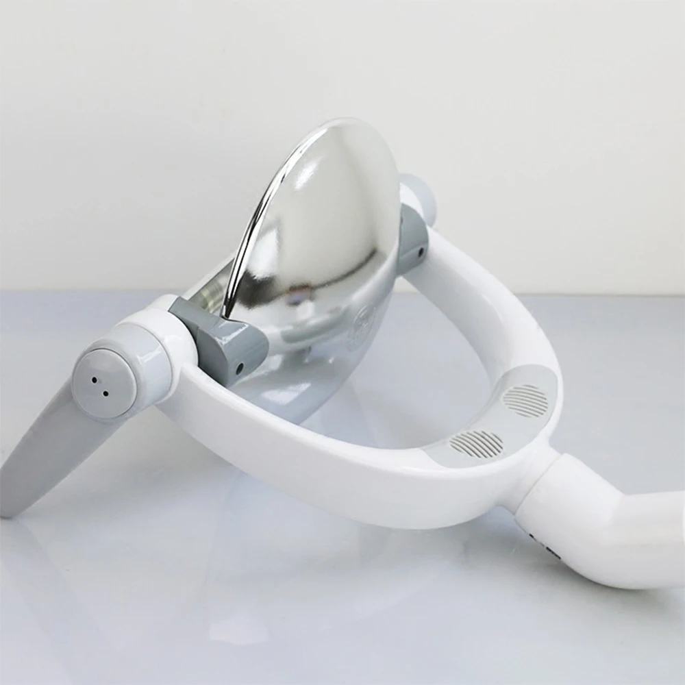 Color: Red - Dental Reflect LED Dental Lamp Oral Light for Dentistry Operation Chair Inductive Infrared Spotlight Round Light