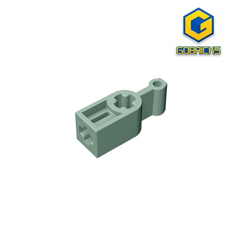 Color: green - Gobricks GDS-1195 Technical Changeover Catch compatible lego 6641 19437 pieces of children's DIY