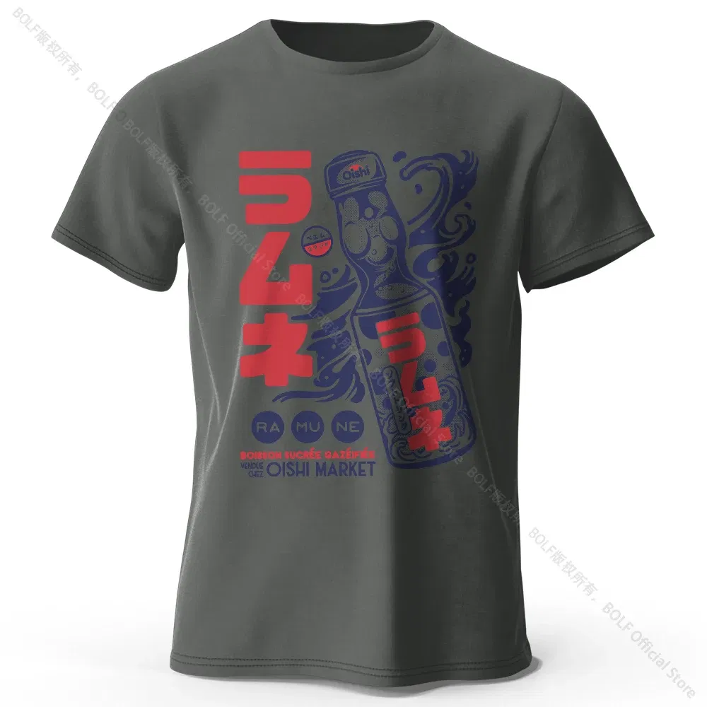 Color: Dark Grey, Size: M - Men's Anime Character Printed 100% Cotton T-Shirt, Soft Fabric Round Neck Short Sleeve Tee, Unisex Harajuku