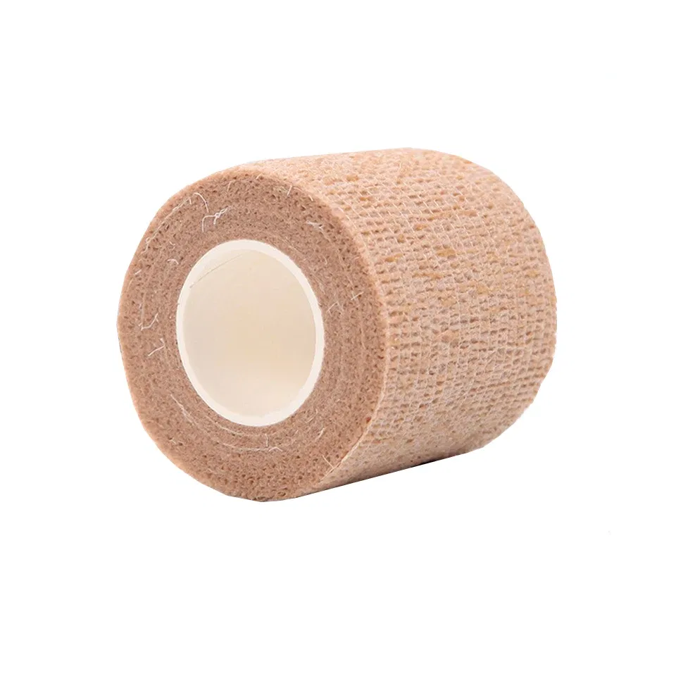 Color: grey - 1pc Disposable Self-adhesive Flex Elastic Bandage Tape For Tattoo Handle Grip Tube Wrap Elbow Sport Stick Accessories 5*450cm