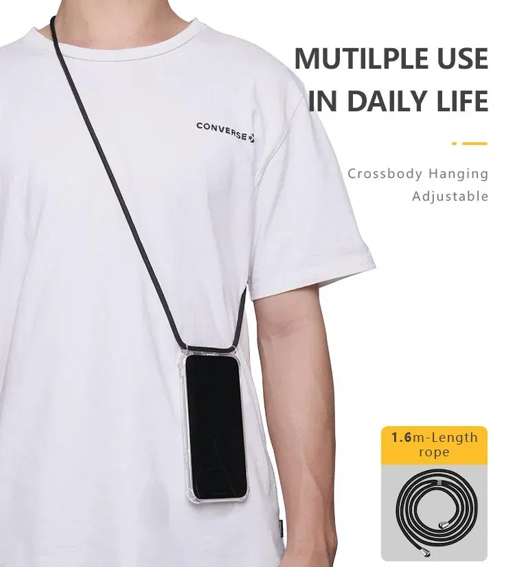Strap Cord Chain Phone Tape Necklace Lanyard Mobile Phone Case Carry to Hang For Huawei Mate 10 20 30 Nova 3 4 4e 5 P20 P30 Lite