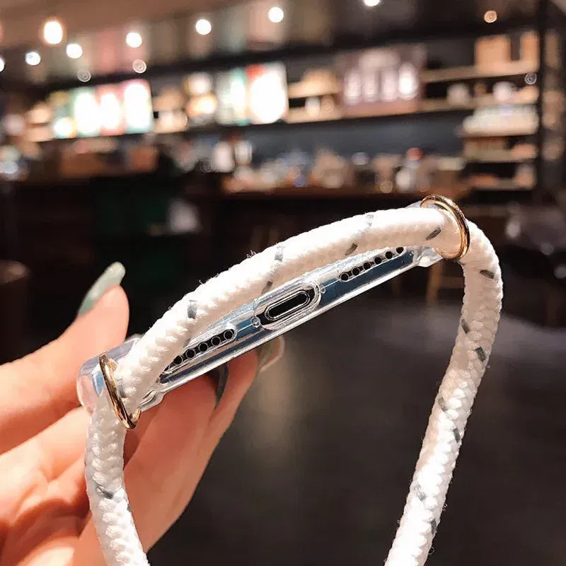 Strap Cord Chain Phone Tape Necklace Lanyard Mobile Phone Case Carry to Hang For Huawei Mate 10 20 30 Nova 3 4 4e 5 P20 P30 Lite