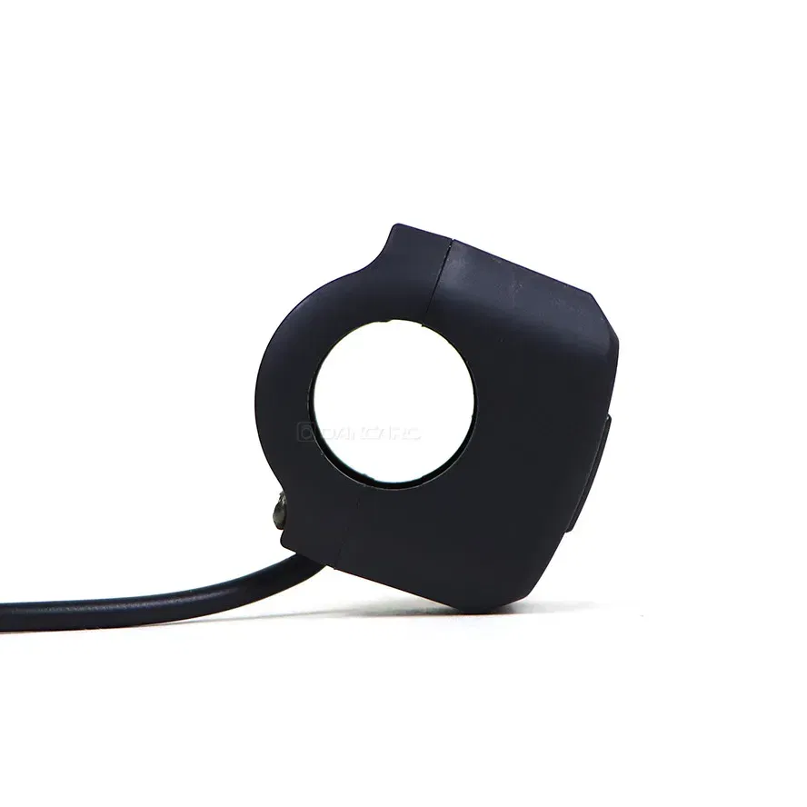Color: Dark Grey - Motorcycle Handlebar Switch with LED Light 7/8'' 22mm Momentry Buttton for Electric Star Kill Waterproof Control Switch Button