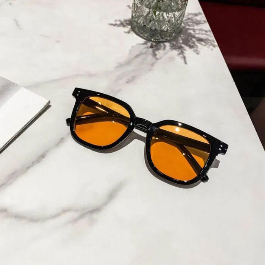 Lenses Color: Blue, Ships From: CN, Frame Color: MULTI - High-Quality Square Men Women Sunglasses Fashion New Meter Nail Hip Hop Sun Glasses Retro Sunglasses for female male