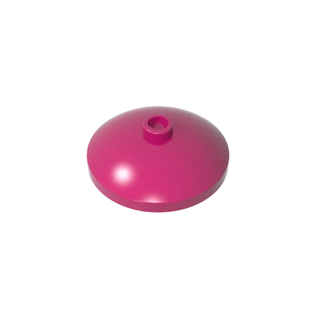 Color: Burgundy - Gobricks GDS-978 Dish 3 x 3 Inverted (Radar) compatible with lego 43898 35268 DIY Educational Building Blocks Technical