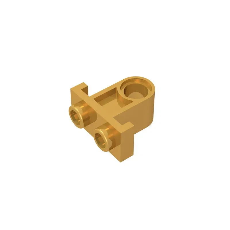 Color: Blue - Gobricks GDS-938 Technical, Pin Connector Plate with One Hole compatible with lego 32529 DIY Educational Building Blocks Tech