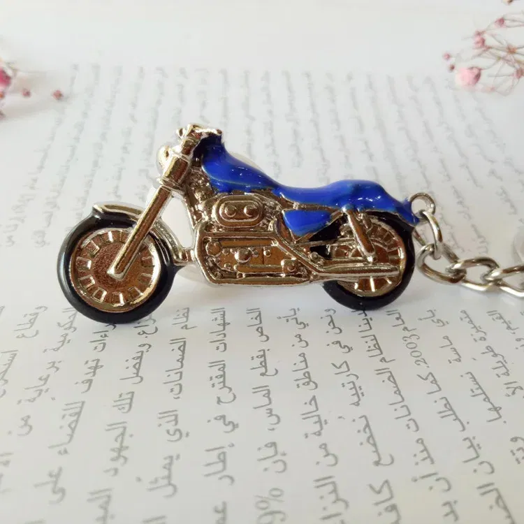 Mountain Motorcycle Pendants KeyChain New model Car Key Holder color metal Bag Charm Accessories 3D crafts Key Chain 1729
