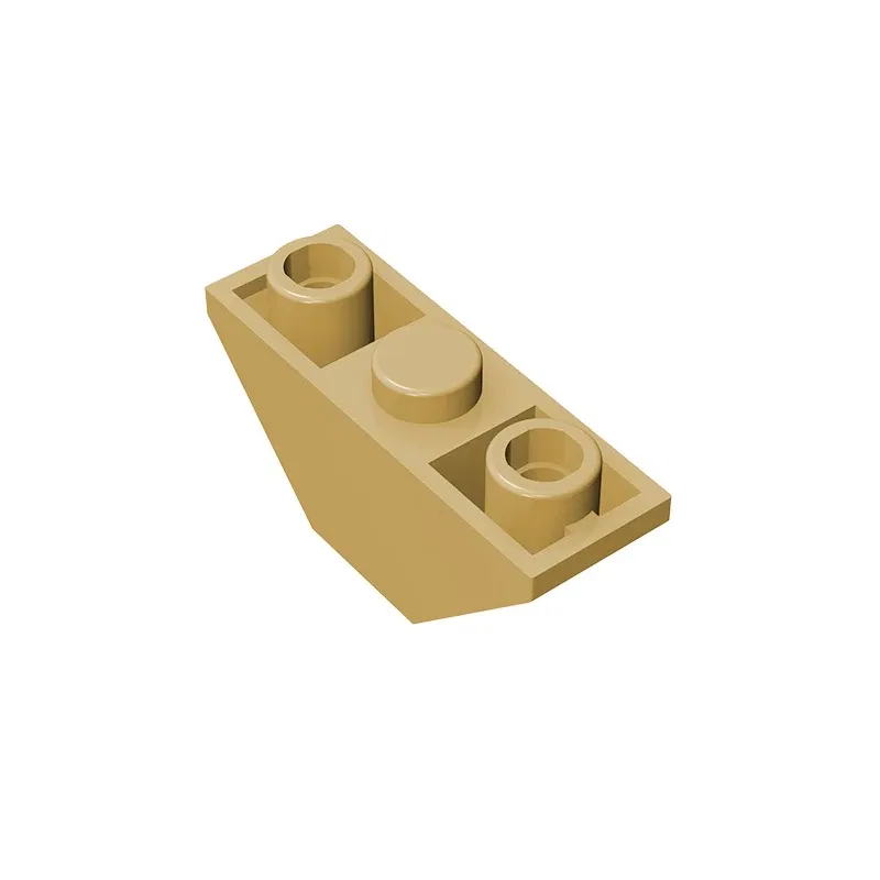 Color: Orange - Gobricks GDS-984 Slope, Inverted 45 3 x 1 Double compatible with lego 18759 2341 DIY Educational Building Blocks Technical