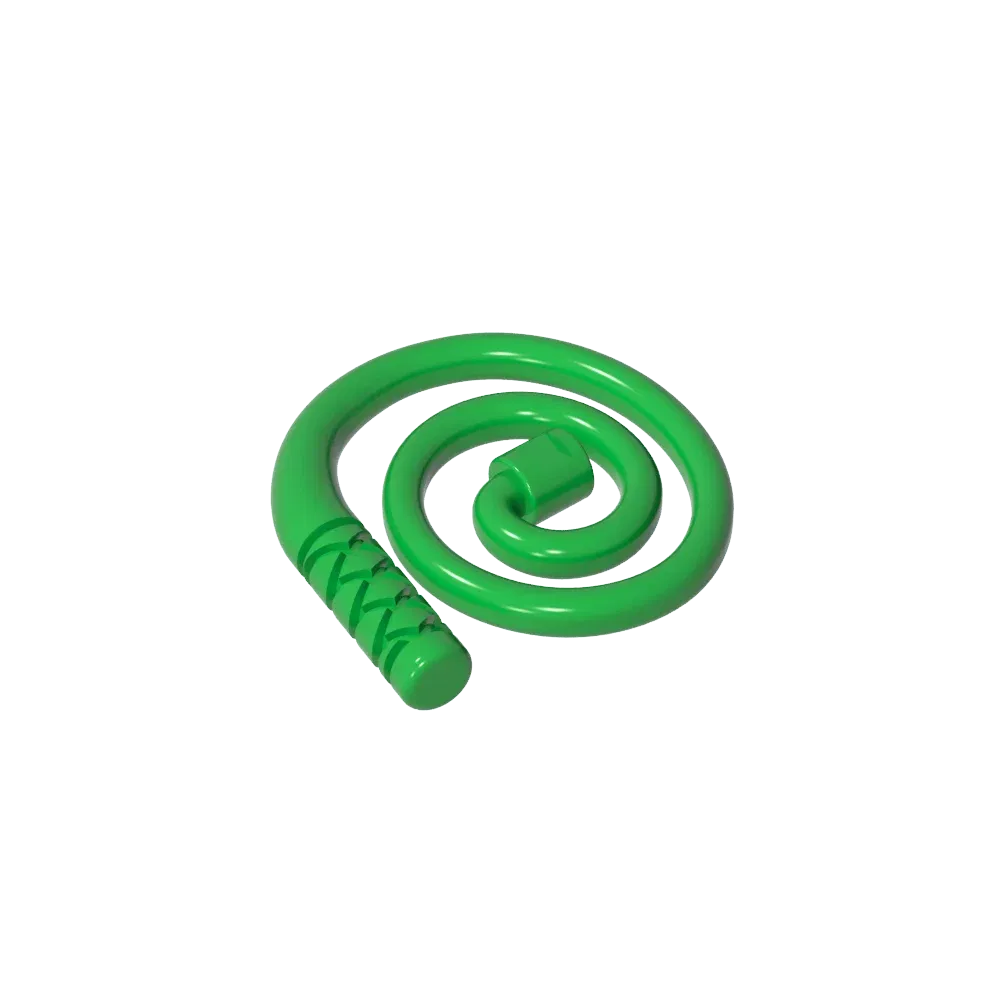 Color: light yellow - Gobricks GDS-M300 Equipment Whip [Coiled] compatible with lego 61975 Assembles Building Blocks children's toys
