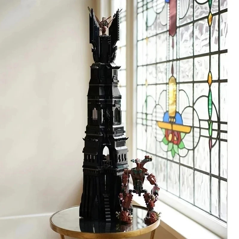 New product 2359pcs Lord of the Rings Osank Tower Black Tower 10237 Building Blocks Difficult Toy Boy Birthday Children's Gift