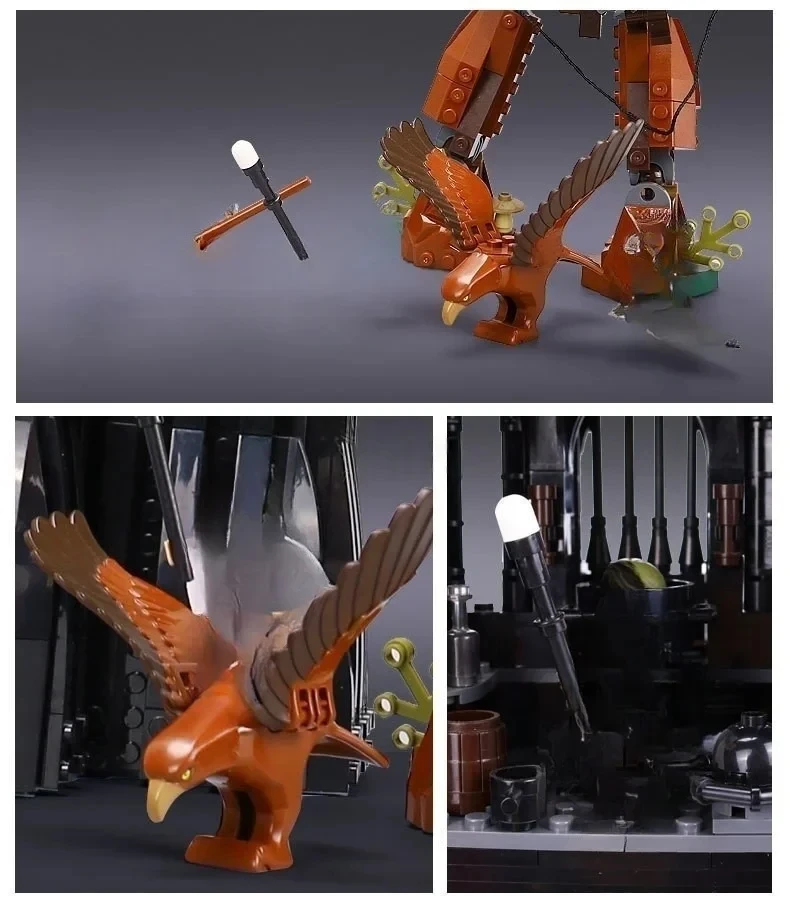 New product 2359pcs Lord of the Rings Osank Tower Black Tower 10237 Building Blocks Difficult Toy Boy Birthday Children's Gift