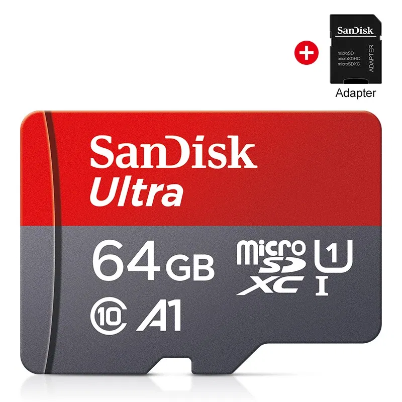 Capacity: 400GB - TFcard 64GB 16GB 32GB Memory Card 128GB Class 10 Microsd SD Card 100MB/S UHS-I A1 Card + Adapter for Phone/PC Standard Shippin