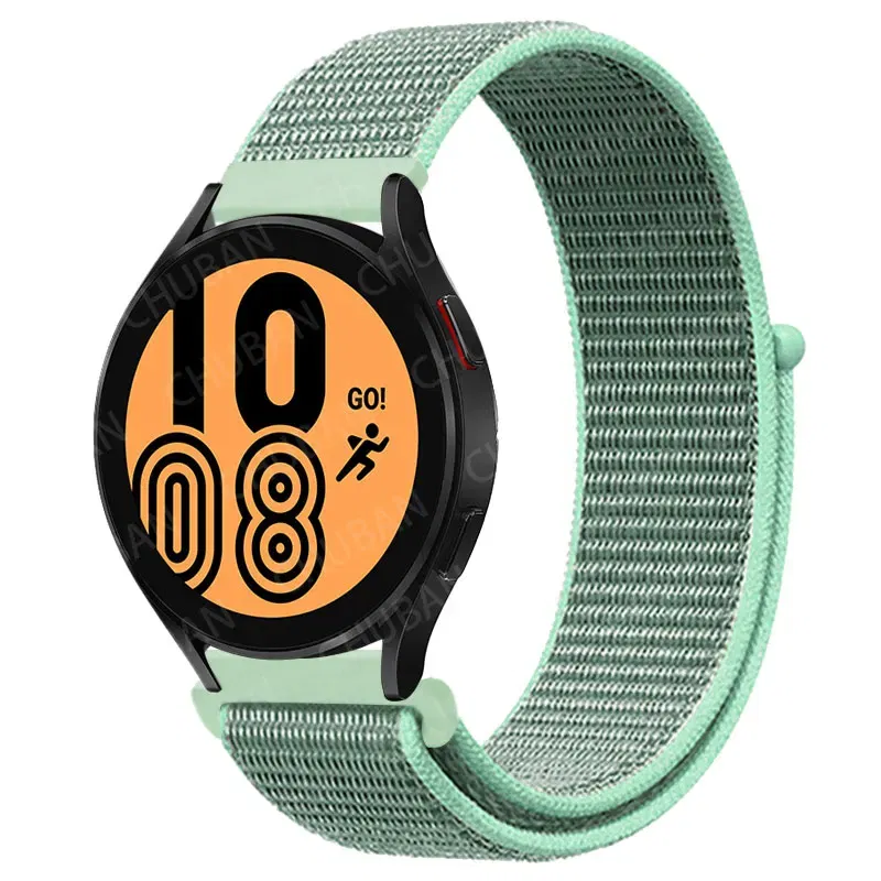 Band Color: silver white, Band Width: 22mm - 20mm/22mm nylon Band