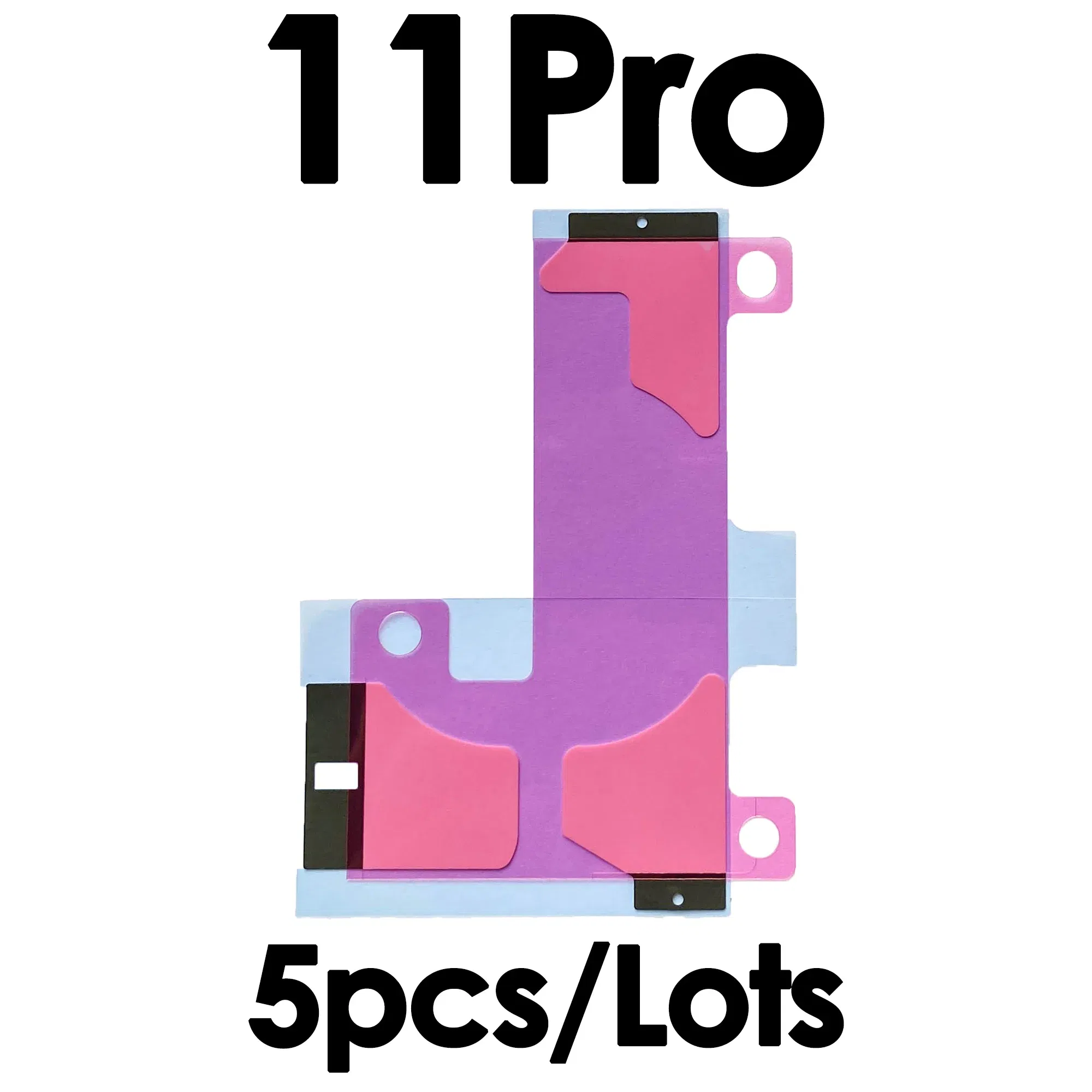 Color: Transparent - 5Pcs Battery Adhesive Sticker for iPhone 13 14 15 16 Pro Max 14 Plus 11Pro 12 Mini 13Pro Battery Glue Tape Replacement Pull Tab