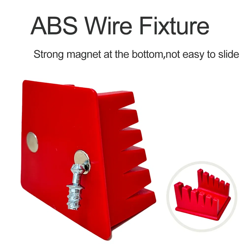 Color: black - ABS Welding Wire Fixture Soldering Wire Holder High Temperature Resistance 3D Printer Part Strong Magnetic Bracket Welding Clamp