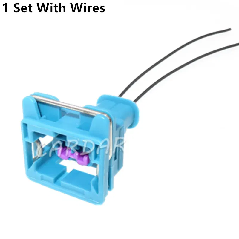 Color: WHITE - 1 Set 2 Pin 240PC02S6001 Blue Car Wiring Connector Auto Plastic Housing Sealed Plug Automobile Electric Wire Socket AC Assembly
