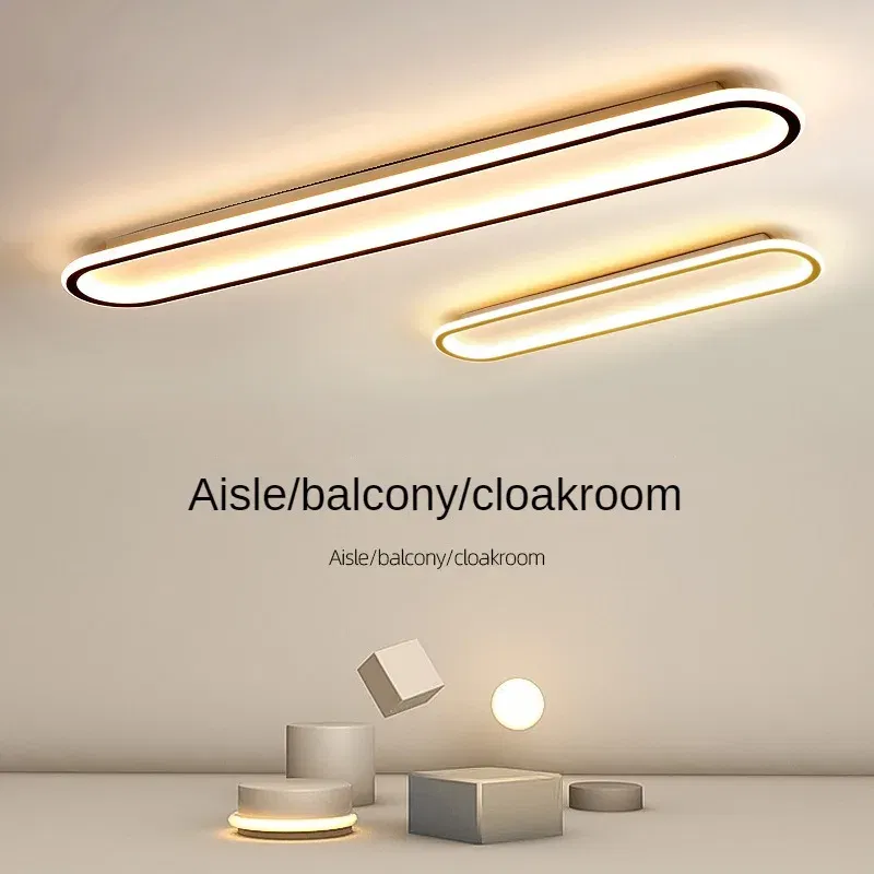 Modern LED Ceiling Light For Bedroom Balcony Corridor Lighting Cloak Room Entrance Hall Kitchen Rectangular Home Lamp Fixtures
