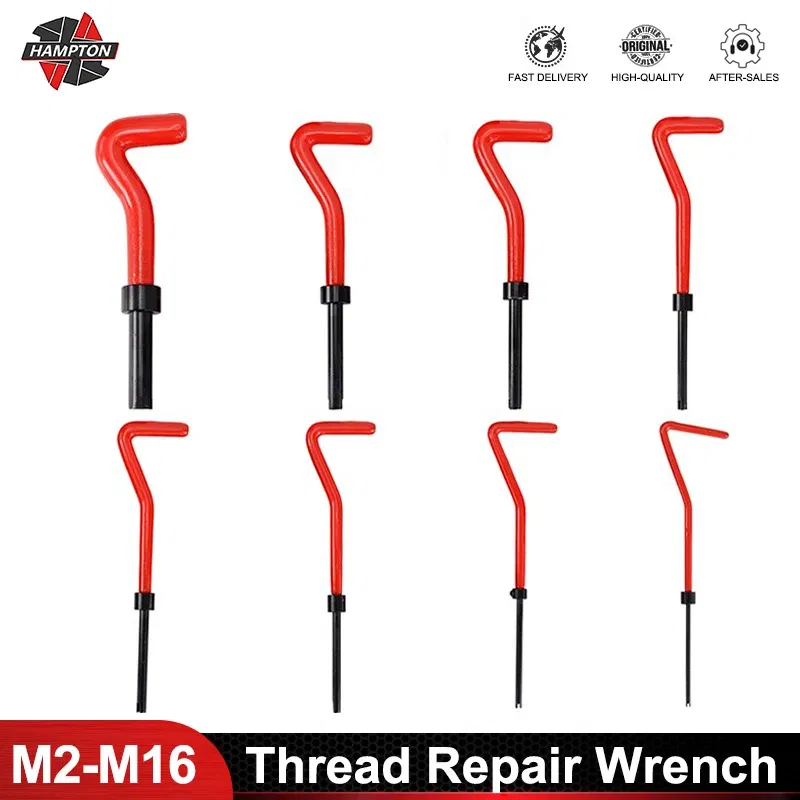 Thread Diameter: M80, Ships From: CN - HAMPTON M2-M16 Screw Thread Inserts For Restoring Damaged Threads Repair Tools