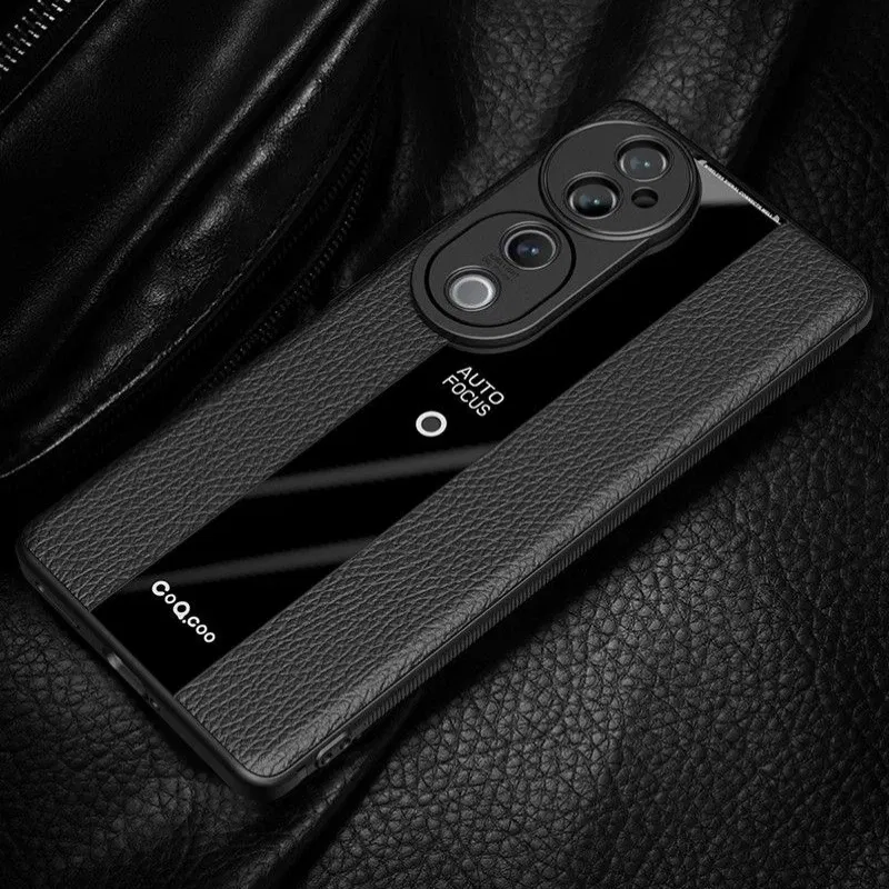 Color: Pink, Material: ABS - Case For VIVO V40 5G Case Luxury Leather Soft Back Cover For Vivo V40 Pro Camera Protection Silicone Shell Shockproof Bumper