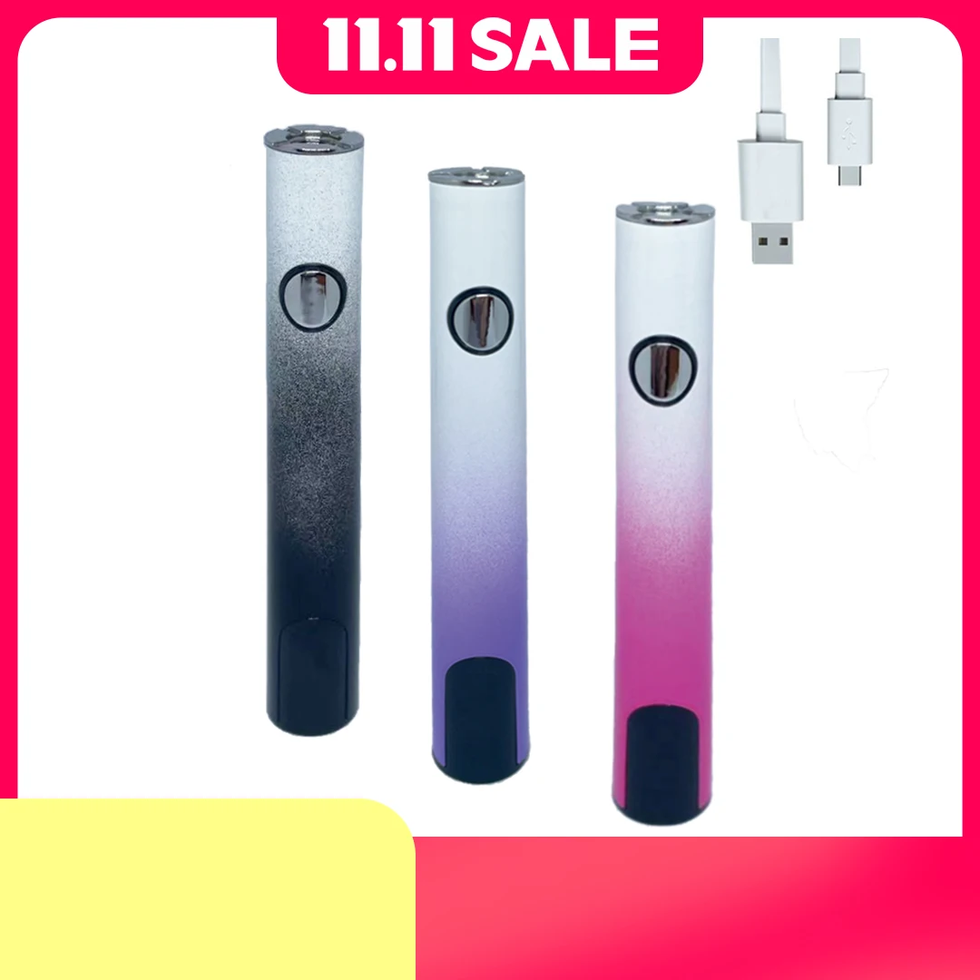 Color: Silver - 1PCS510 threaded battery pen soldering iron with USB-C fast charging interface, soldering kit with three gradient color options