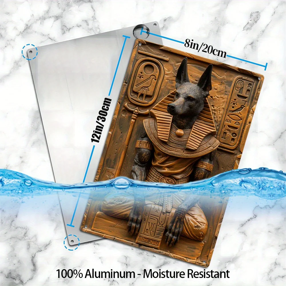 Anubis of Egypt 3D Aluminum